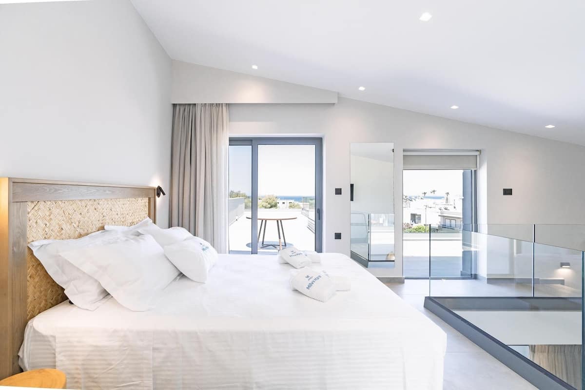 Maisonette with Sea View | 객실 내 금고, 암막 커튼, 방음 설비, 다리미/다리미판