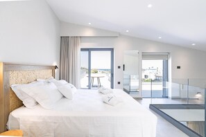 Maisonette with Sea View | 객실 내 금고, 암막 커튼, 방음 설비, 다리미/다리미판