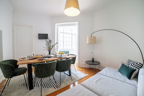 Apartamento conforto, 4 quartos (Desterro Historical 4) | Área de estar