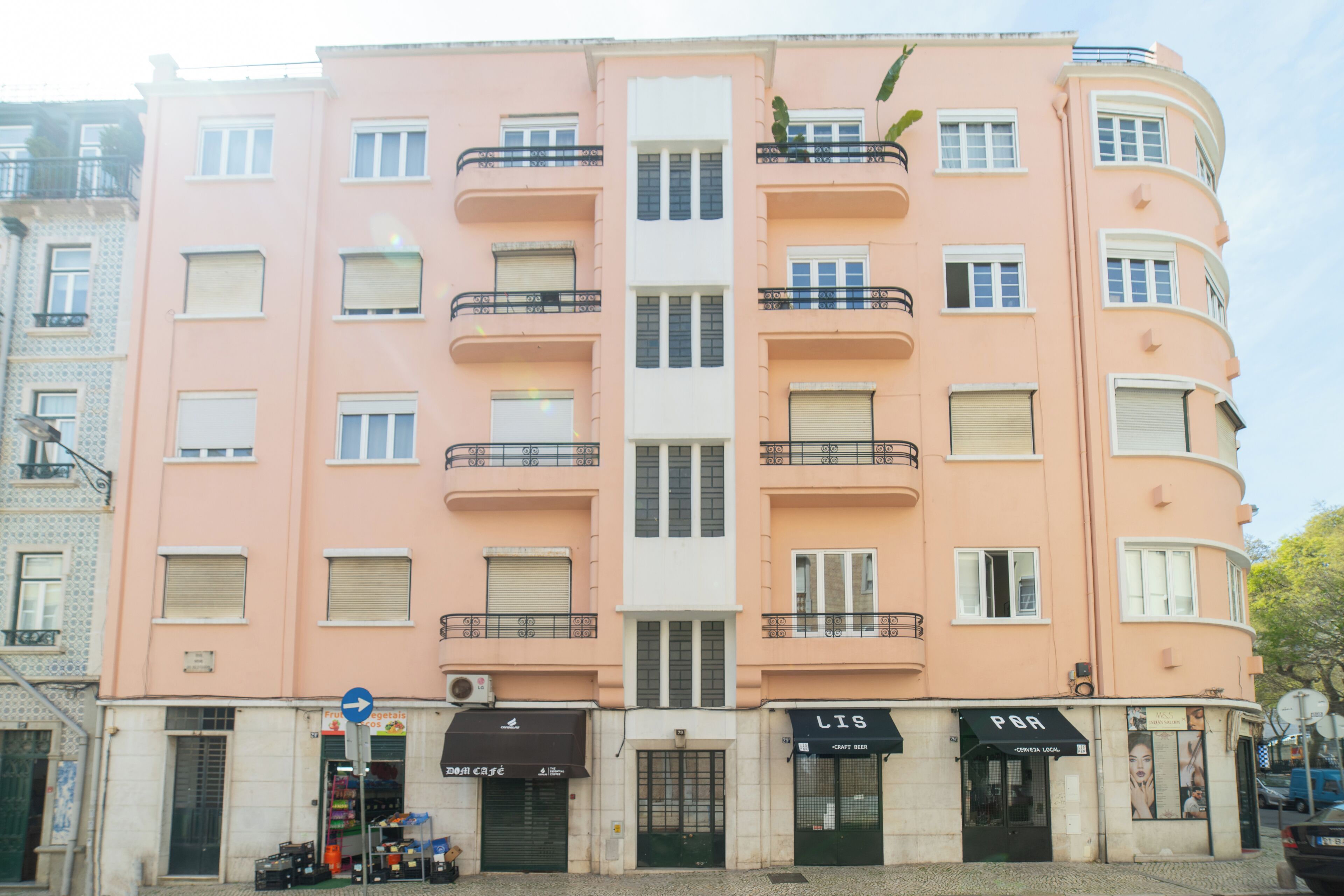 Façade de l’hébergement