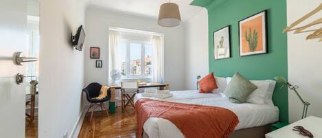 Appartement Confort, 4 chambres (Desterro Historical 4) | Rideaux occultants, fer et planche Ă repasser, Wi-Fi gratuit