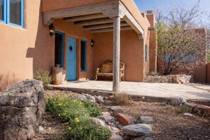 Terrace/patio - Elegant 3BR Retreat | Large Enclosed Yard | Walkable (Santa Fe)