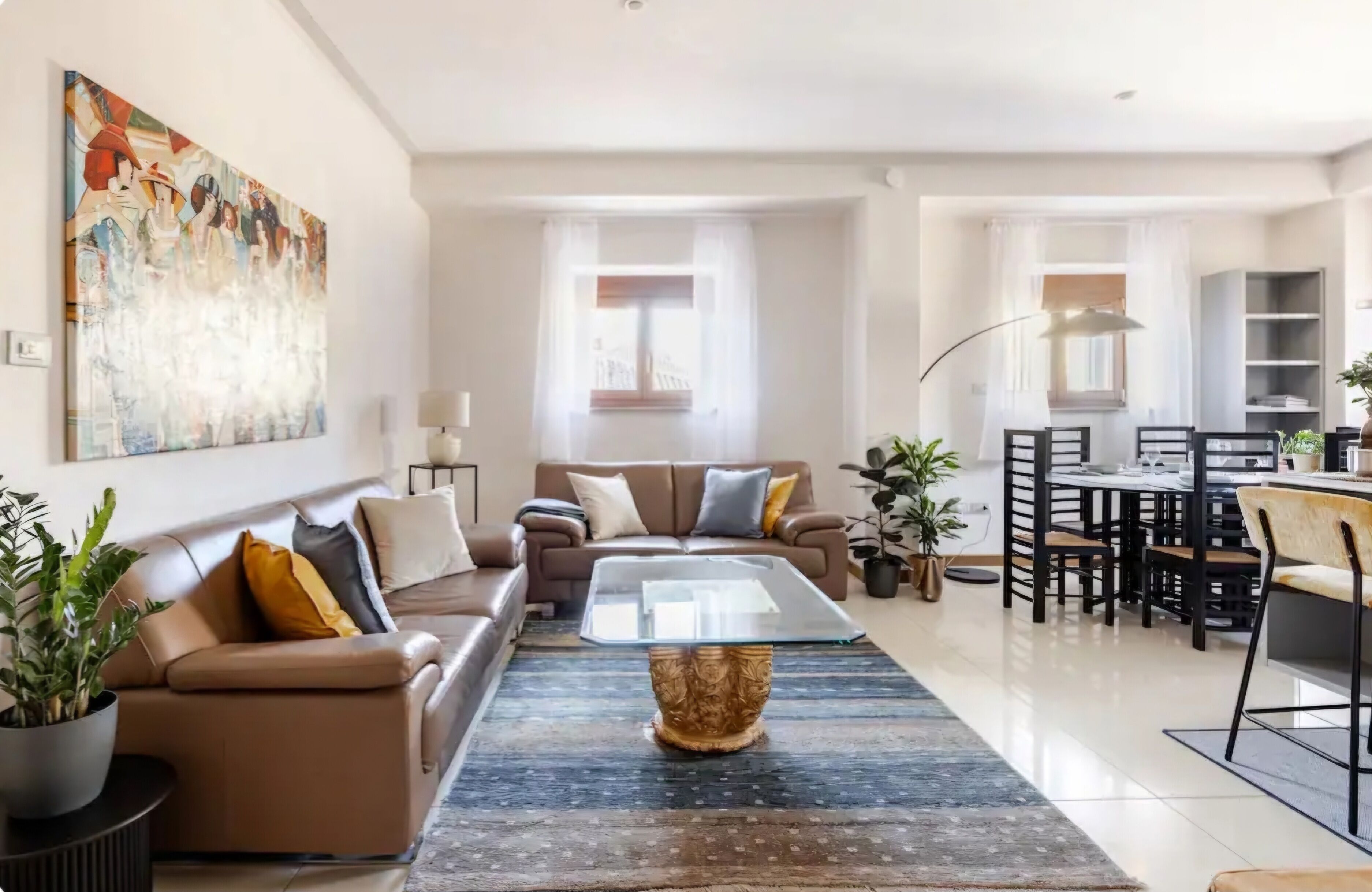 Apartment, 2 Bedrooms | Living area
