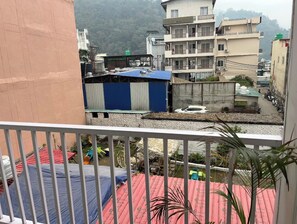 Uitzicht vanaf balkon