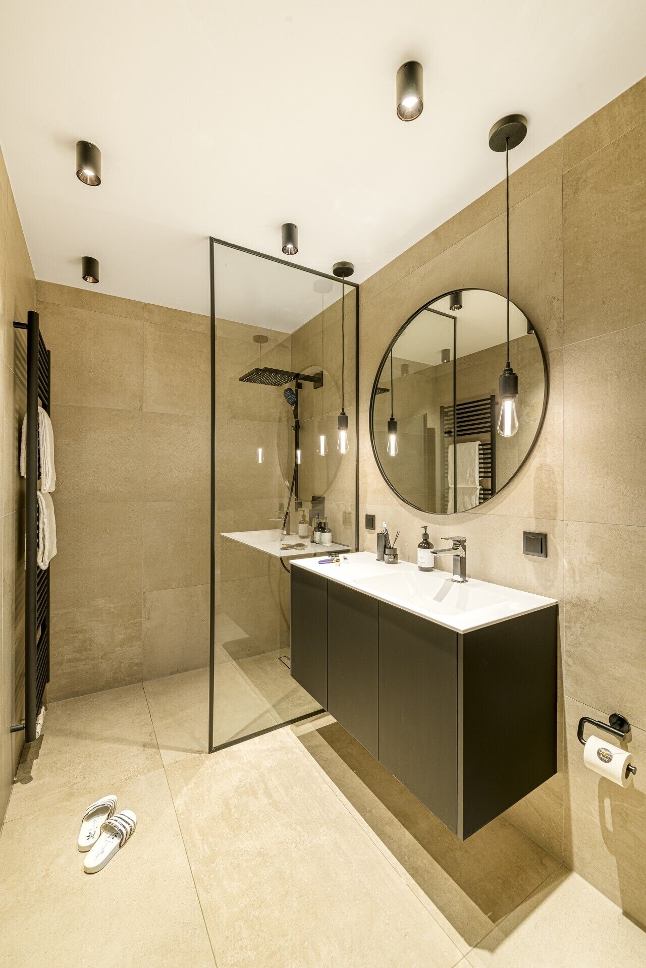 Dusche, Handtücher