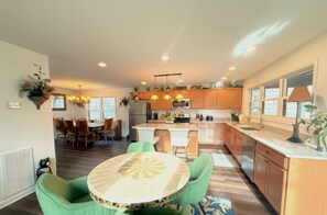 Fridge, microwave, oven, stovetop - Dog-Friendly Cabin w/ Hot Tub & Game Room (Gatlinburg)