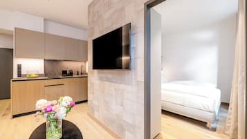1 Schlafzimmer, Schreibtisch, Bügeleisen/Bügelbrett, WLAN