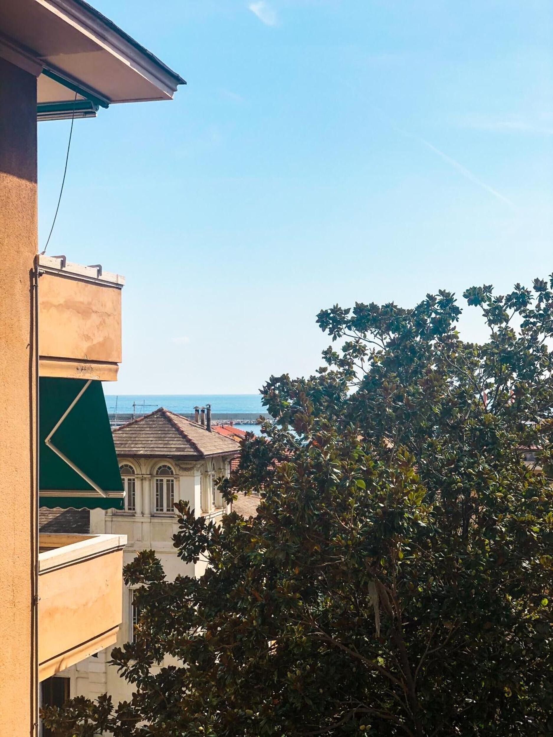 Blick von der Unterkunft