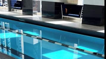 Indoor pool, a heated pool