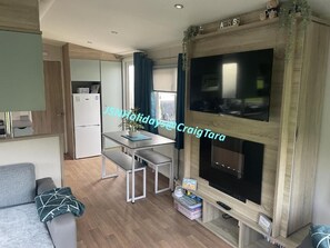 Living room - Jsnholidays at Craig Tara Holiday Park (Ayr)