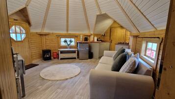 TV connectée, cheminée