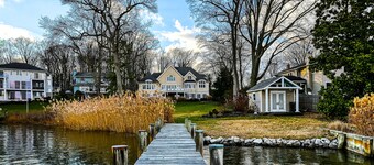 Beautiful waterfront home on The Chesapeake Bay with private dock & beach access