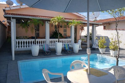 House in Rifaina, with swimming pool, close to the beach.