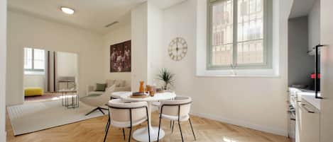 Apartment, 2 Schlafzimmer, Nichtraucher, Küche | Wohnbereich