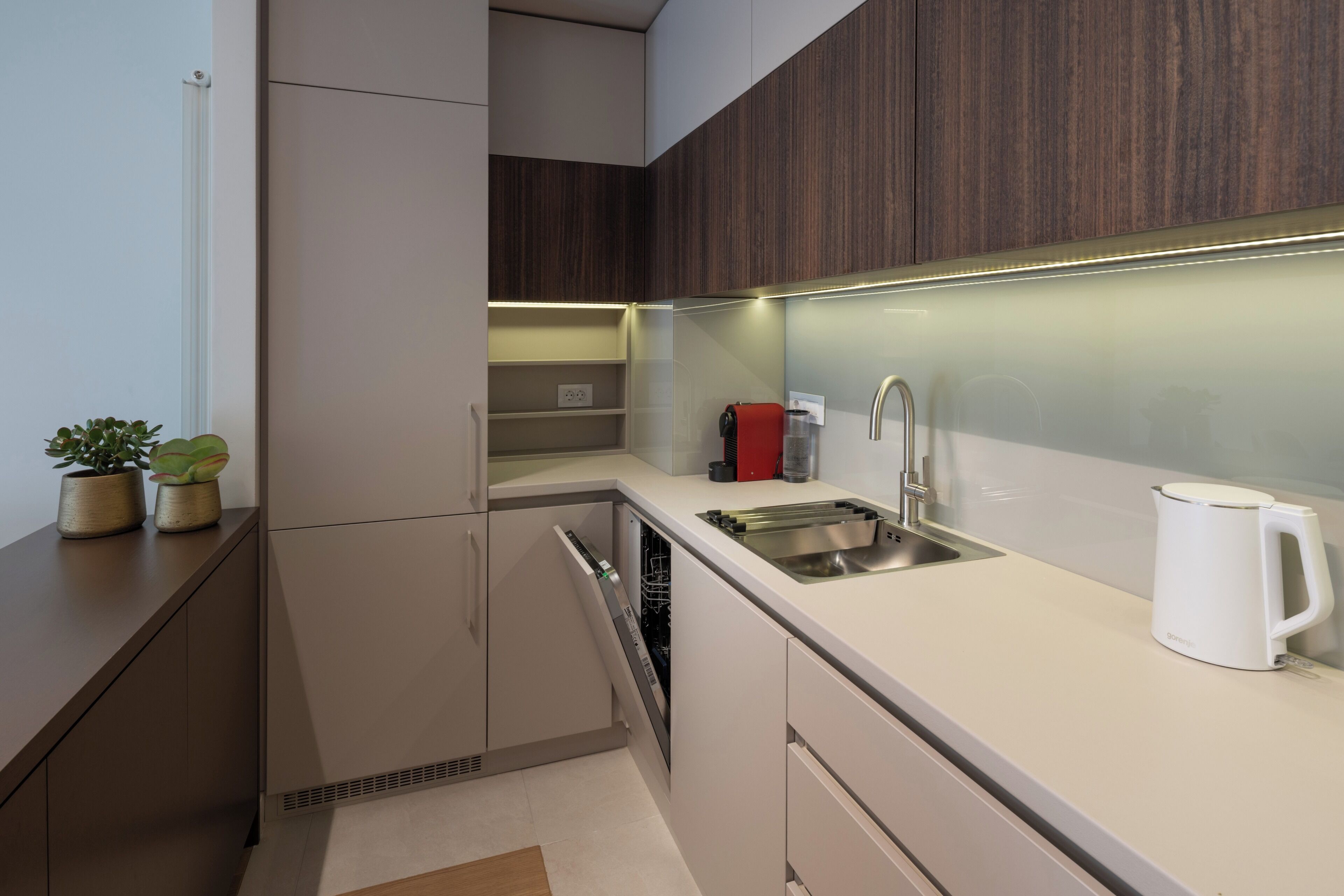 Luxury-Apartment, Stadtblick | Eigene Küche