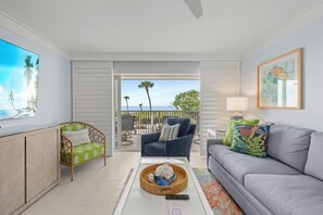Smart TV - White Sands #15 A stunning Beach Front 2 bedroom, 2 bathroom condo. (Sanibel)