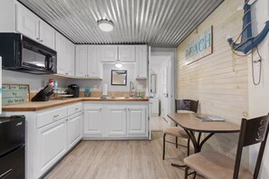 Private kitchen - Golf Cart avail! Walk to the Waves: Play & Unwind! (Waveland)