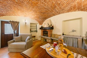 Una chimenea