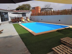 Room, 1 Bedroom, Accessible, Smoking | Pool | Outdoor pool - Room-serene Apartment Escape in Achada F (Santa Cruz)