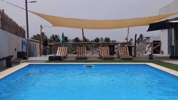 Room, 1 Bedroom, Accessible, Smoking | Pool | Outdoor pool