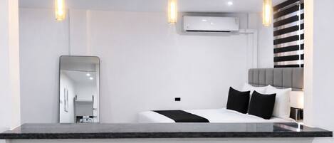 Habitación doble de lujo | Tabla de planchar con plancha y wifi gratis