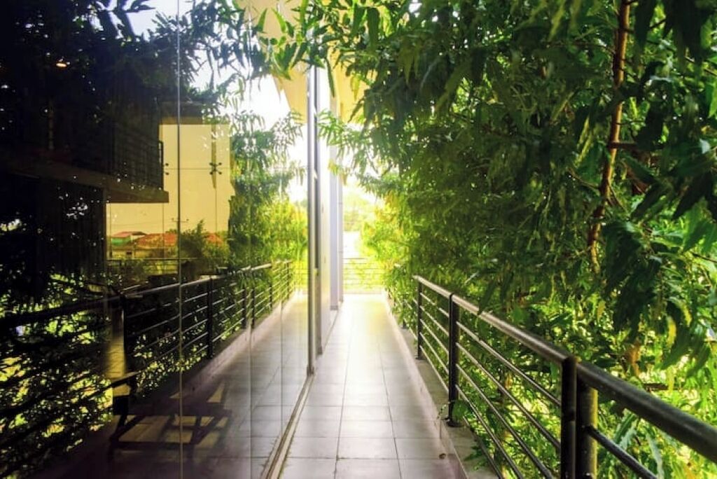 Enceinte de l’hébergement