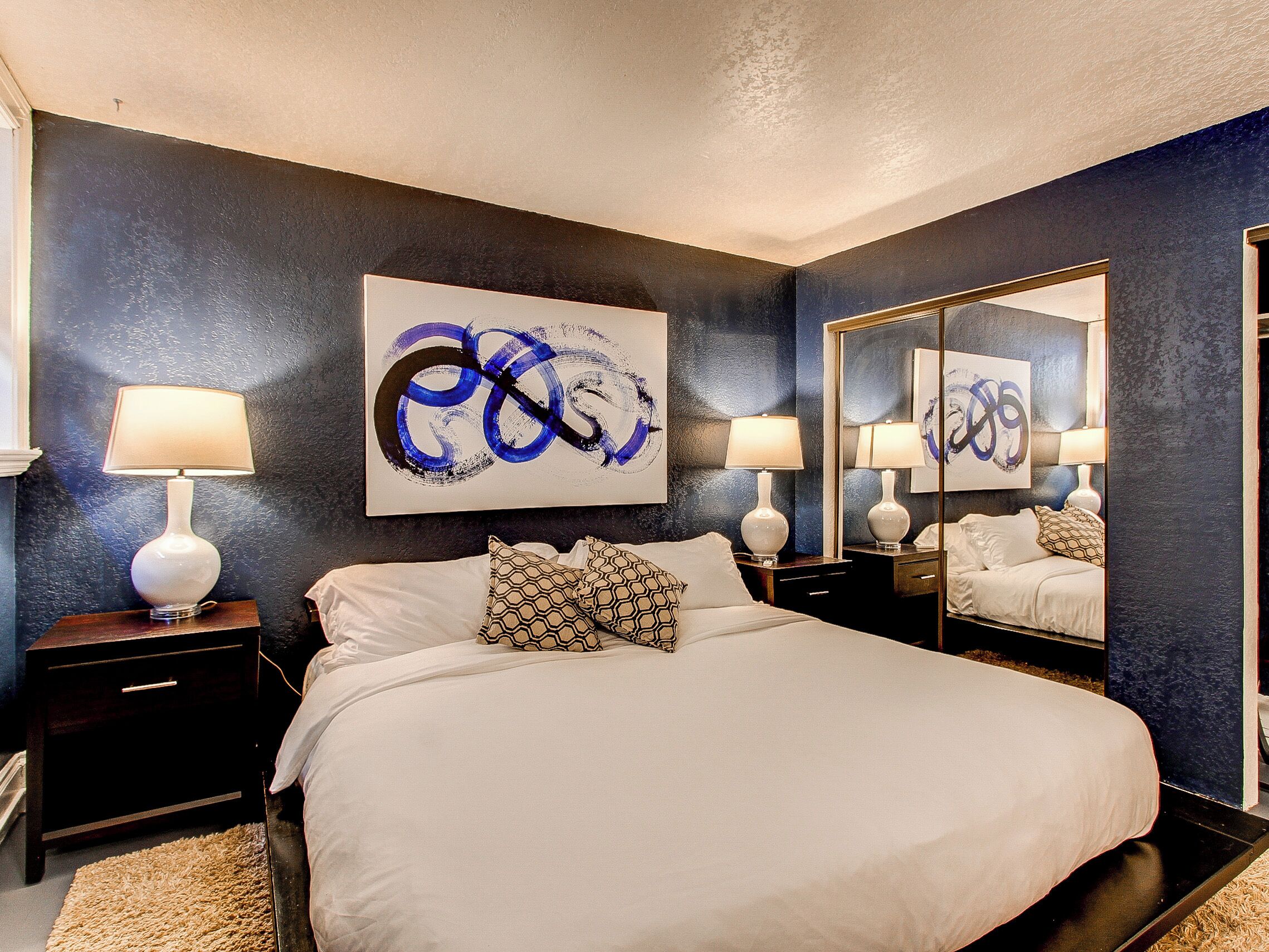 1 bedroom, iron/ironing board, internet, bed sheets