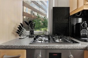 Fridge, microwave, oven, stovetop - Central London- 1 Bed Apartment (London)