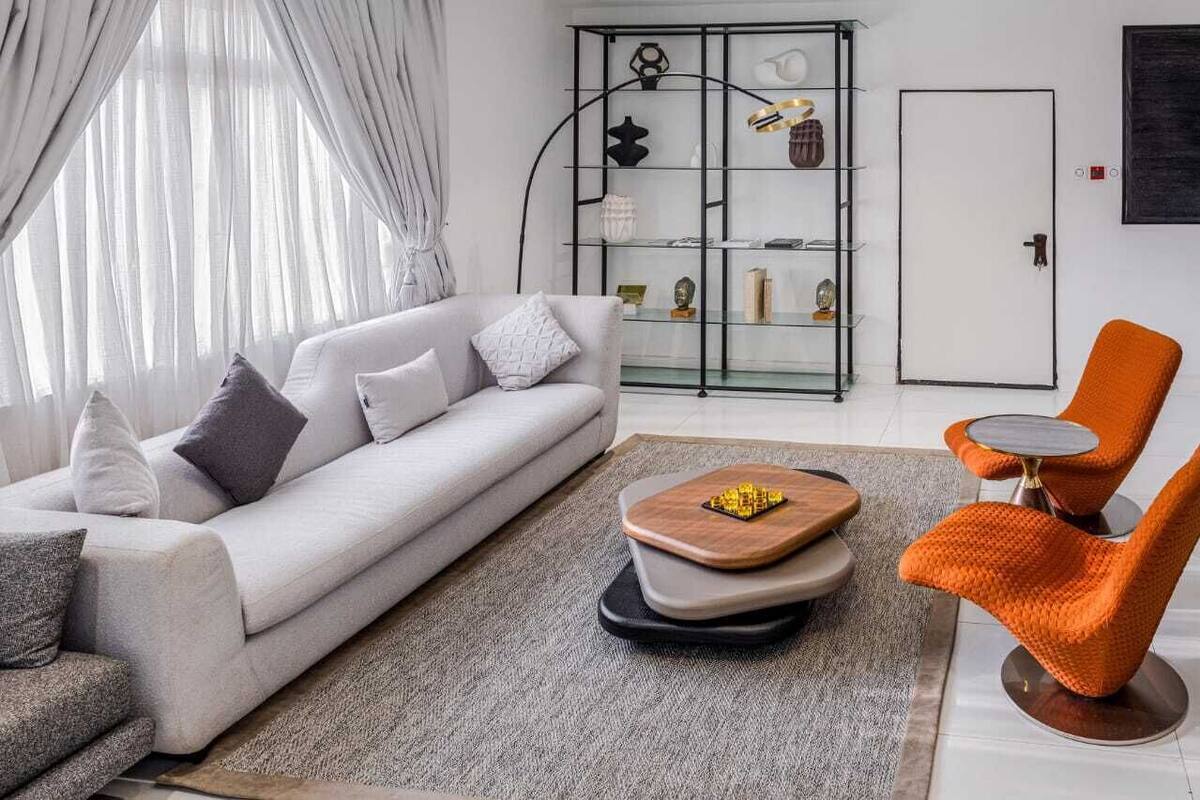 Presidential-Apartment, Balkon | Wohnbereich