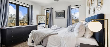 2 chambres, fer et planche Ă repasser, Wi-Fi, literie fournie