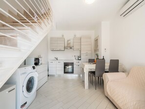 Apartment, 1 Bedroom, Patio | Laundry - Charming Accommodation With Pool in Viddalba (Viddalba)