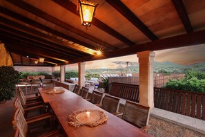 Outdoor dining - Ca Sonaris, Finca 5StarsHome Mallorca (Alcúdia)