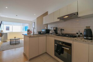 Fridge, microwave, oven, stovetop - w* | Deluxe 1BR Duplex in the Heart of Barranco (Barranco)