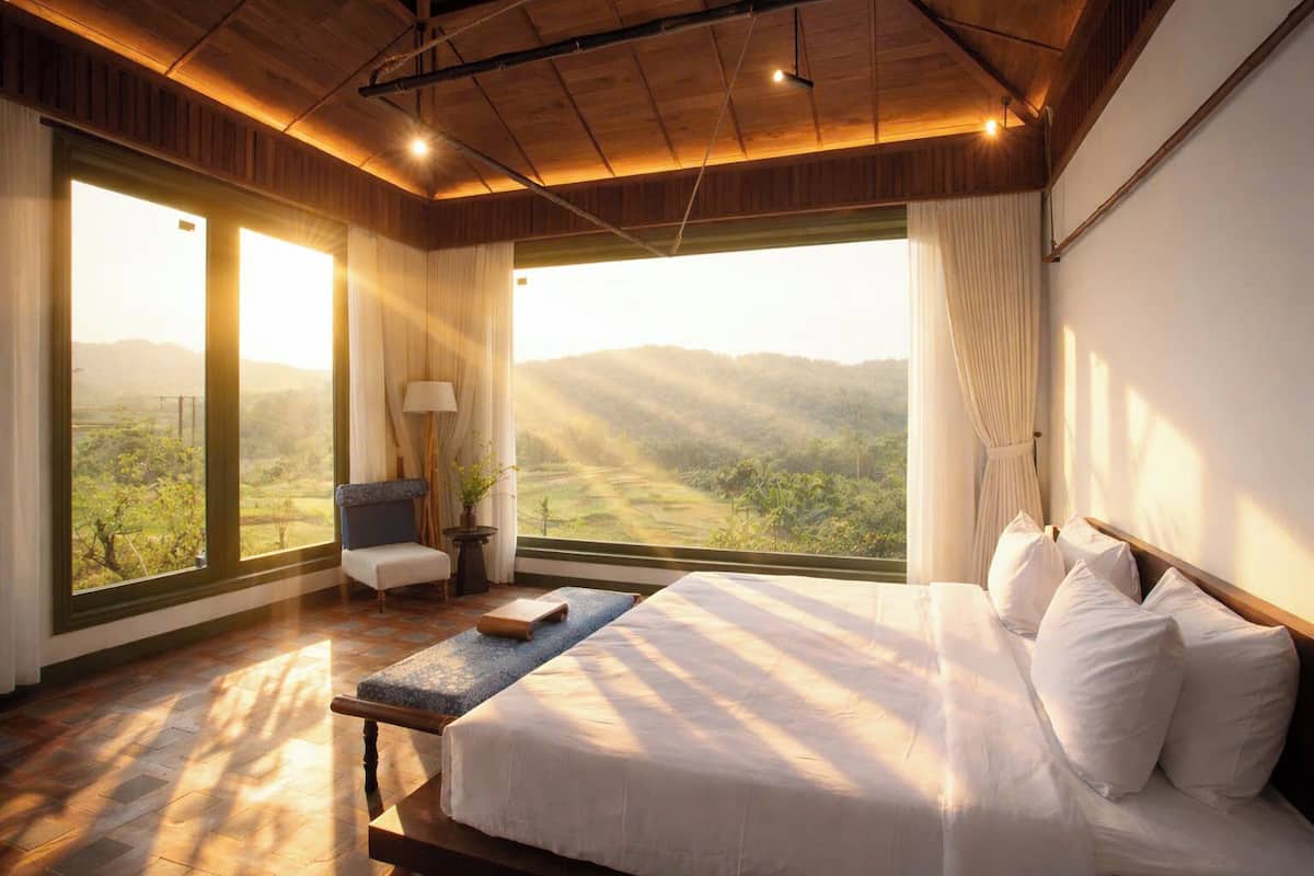 Villa de lujo, vistas a la colina