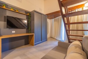 Basic Apartment | Living area - Carneiros Atlantico #4309 Oceanfront by Carpediem (Tamandaré)