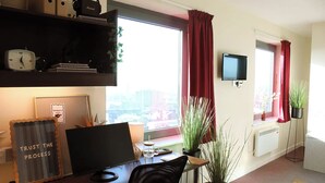 Studio, không hút thuốc | Màn/rèm cản sáng, bàn ủi/dụng cụ ủi quần áo 