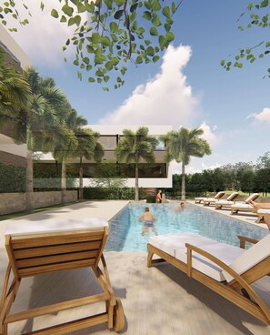 Alberca al aire libre 