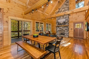 Dining - New build cabin Hocking Hills | Hot tub| Sleeps 10 (Logan)