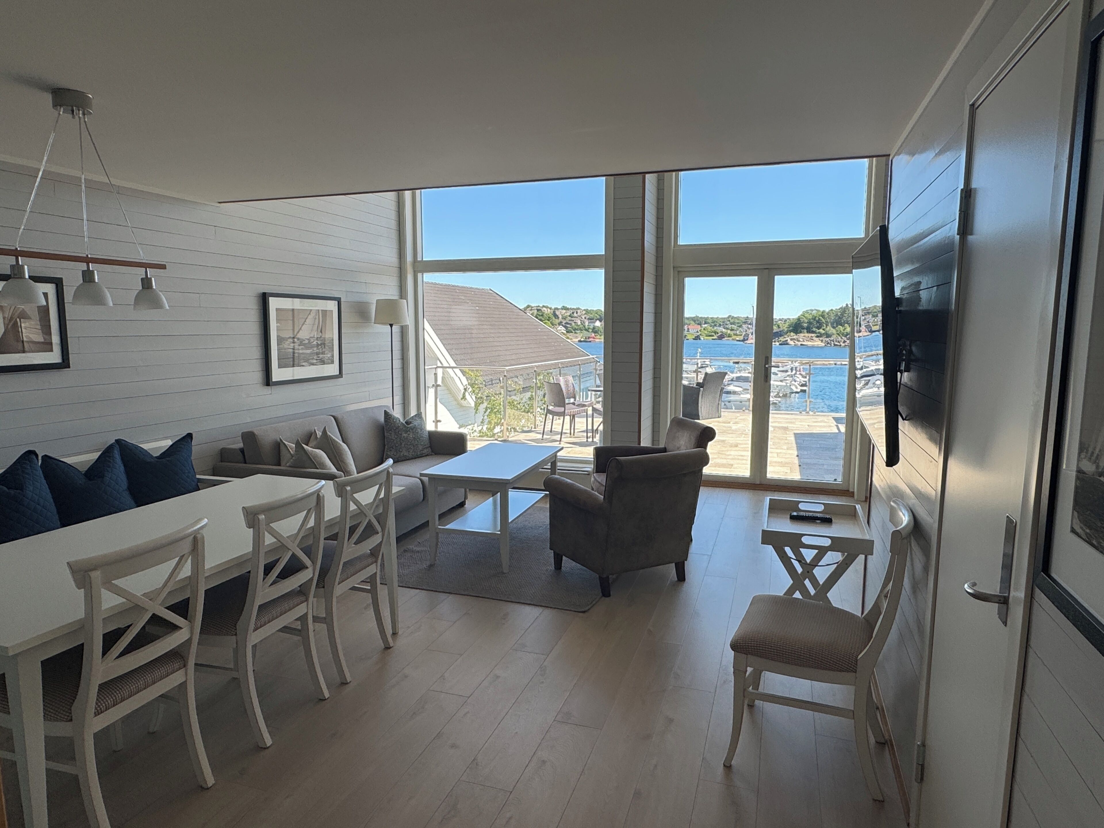 Leilighet – superior, sjøutsikt | Oppholdsområde