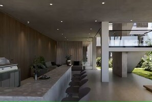 Lobby - Casa Las Palmas Grand Beachfront Luxury Villa in Jacó (Jaco)