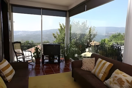 TV, fireplace, ping pong. Casa Da Redouça – Holiday Home in Cedrim