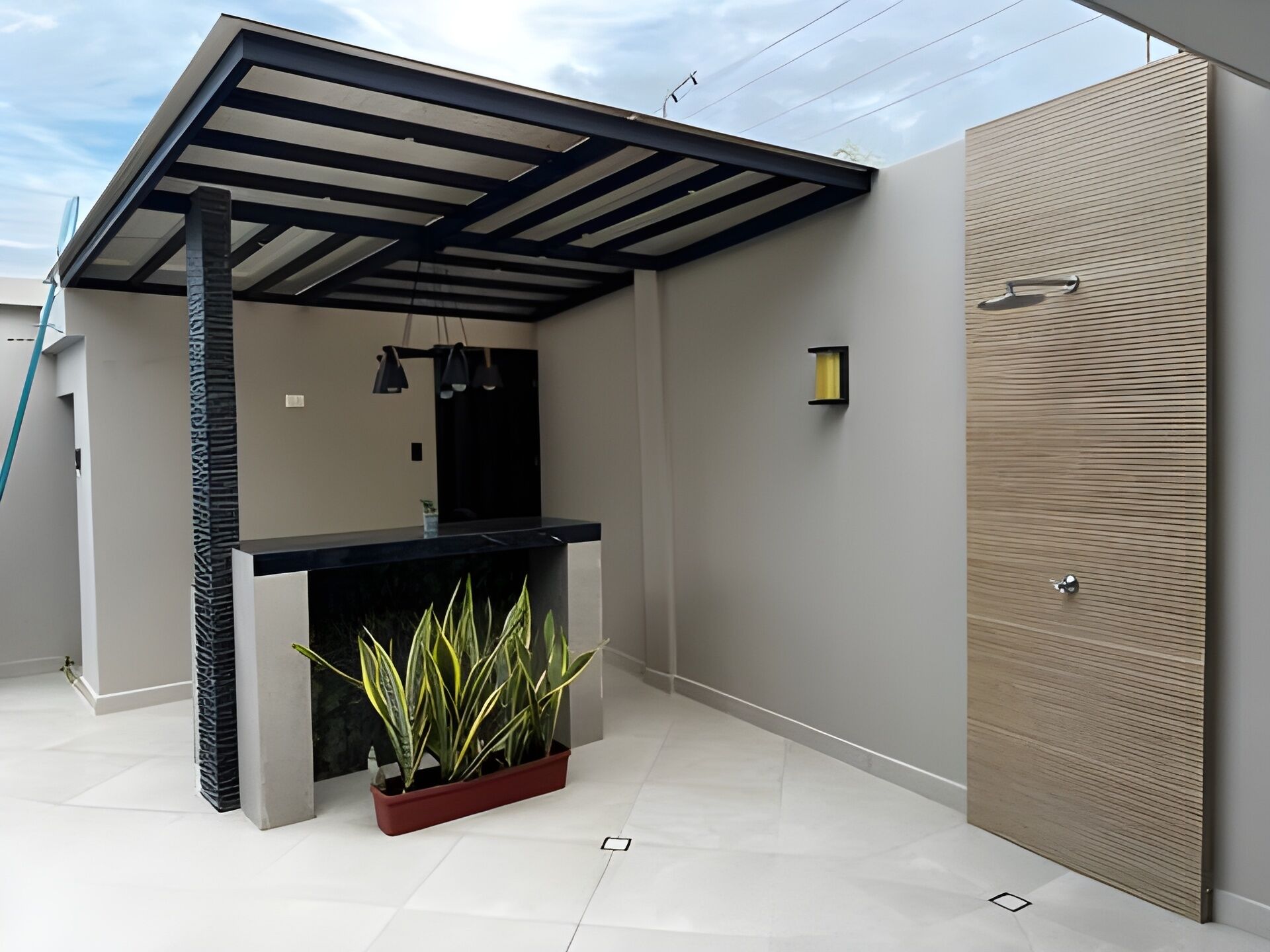 Enceinte de l’hébergement