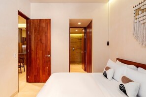 2 slaapkamers, een strijkplank/strijkijzer, gratis wifi, beddengoed