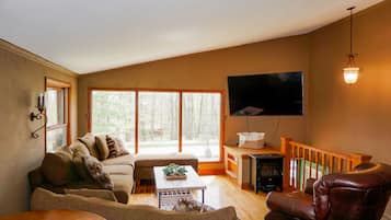 TV connectée, cheminée