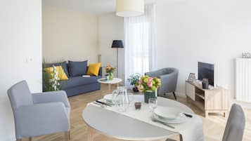 Appartamento Deluxe, 2 camere da letto | Sala colazione