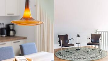 Appartement, uitzicht op binnenplaats | Interieur
