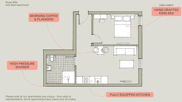 Appartement Standard | Plan d’étage