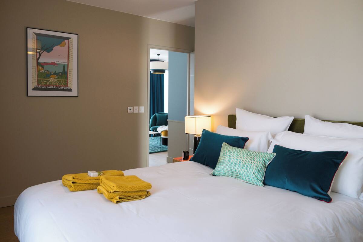 Appartement Deluxe, 2 chambres, balcon | Chambres insonorisées, Wi-Fi gratuit