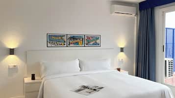 Habitación doble superior, vistas al mar | Caja fuerte, cortinas opacas, wifi gratis