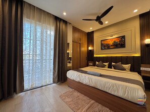 Habitació Comfort, balcó, vistes a la ciutat